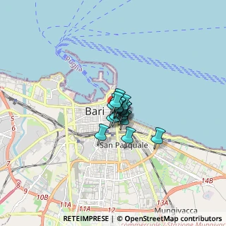 Mappa Via Melo da Bari, 70122 Bari BA, Italia (0.62824)