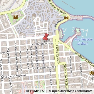 Mappa Via Nicolò Piccinni, 35, 70122 Bari, Bari (Puglia)
