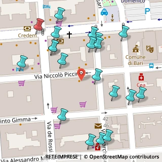 Mappa Via Marchese di Montrone, 70100 Bari BA, Italia (0.0835)