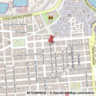 Mappa Via Marchese di Montrone, 11, 70122 Bari, Bari (Puglia)