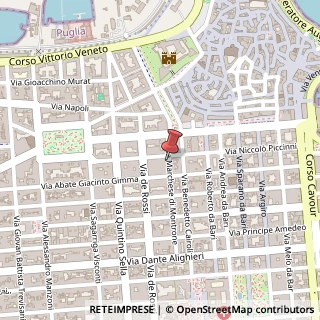 Mappa Via Marchese di Montrone, 27, 70122 Bari, Bari (Puglia)