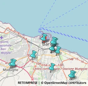 Mappa Via Napoli, 70122 Bari BA, Italia (4.5575)