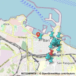 Mappa Via Napoli, 70122 Bari BA, Italia (1.16813)