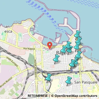 Mappa Via Napoli, 70122 Bari BA, Italia (1.21615)