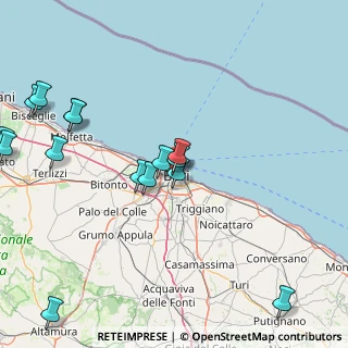 Mappa Via Napoli, 70122 Bari BA, Italia (21.26733)