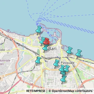 Mappa Via Napoli, 70122 Bari BA, Italia (2.18667)