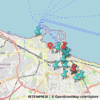 Mappa Via Napoli, 70122 Bari BA, Italia (2.234)