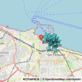 Mappa Via Napoli, 70122 Bari BA, Italia (1.231)