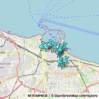 Mappa Via Napoli, 70122 Bari BA, Italia (1.08231)