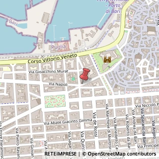 Mappa Via s. francesco d'assisi 29, 70126 Bari, Bari (Puglia)