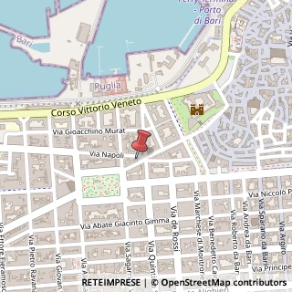 Mappa Via San Francesco D'Assisi, 71, 70122 Bari, Bari (Puglia)