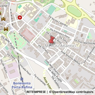 Mappa Via Filippo Raguzzini, 10, 82100 Benevento, Benevento (Campania)