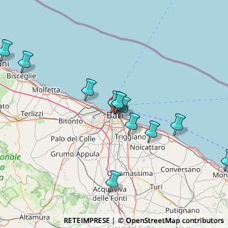 Mappa Via Niccolò Pizzoli, 70123 Bari BA, Italia (16.36917)