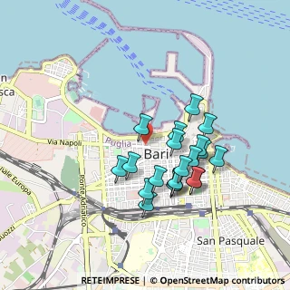 Mappa Via Niccolò Pizzoli, 70123 Bari BA, Italia (0.831)