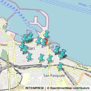 Mappa Strada S. Benedetto, 70122 Bari BA, Italia (0.9345)