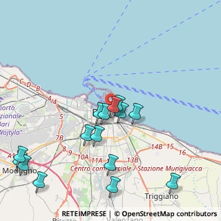 Mappa Strada S. Benedetto, 70122 Bari BA, Italia (4.90133)
