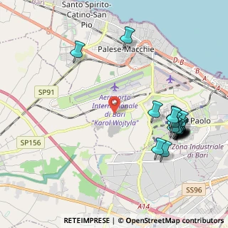 Mappa SP156, 70128 Bari BA, Italia (2.56)