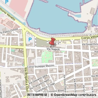 Mappa Via Napoli, 211, 70123 Bari, Bari (Puglia)