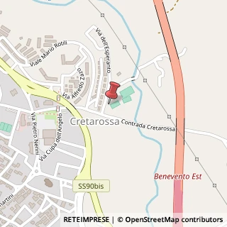Mappa Via dell'Esperanto, snc, 82100 Benevento, Benevento (Campania)