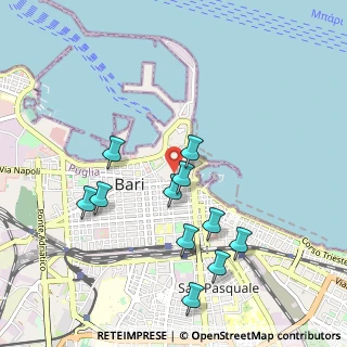 Mappa Largo Ignazio Chiurlia, 70122 Bari BA, Italia (1.04182)