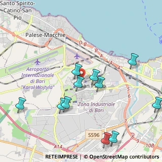 Mappa Via N. Cacudi Ang, 70132 Bari BA, Italia (2.43455)