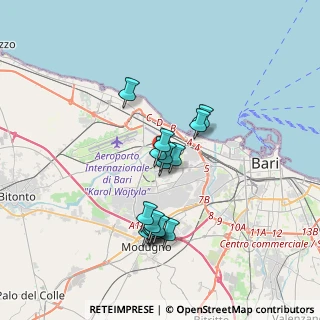Mappa Via N. Cacudi Ang, 70132 Bari BA, Italia (3.19938)
