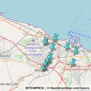 Mappa Via N. Cacudi Ang, 70132 Bari BA, Italia (3.965)