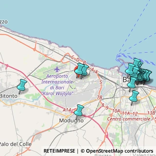 Mappa Via N. Cacudi Ang, 70132 Bari BA, Italia (6.126)