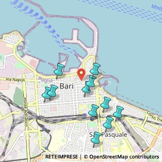 Mappa Strada Palazzo dell?Intendenza, 70122 Bari BA, Italia (1.04727)