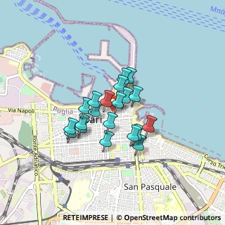 Mappa Strada Palazzo dell?Intendenza, 70122 Bari BA, Italia (0.6245)