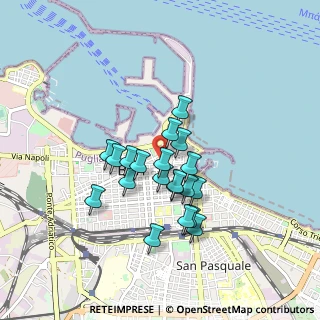 Mappa Strada Palazzo dell?Intendenza, 70122 Bari BA, Italia (0.7305)