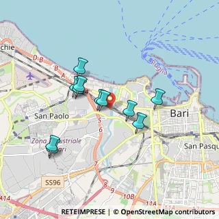 Mappa Via Franco Casavola, 70132 Bari BA, Italia (1.65)