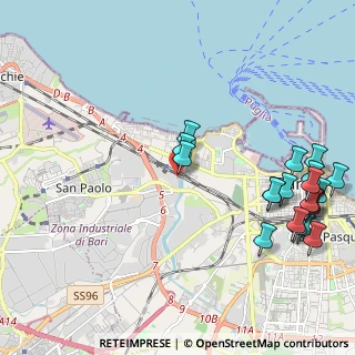 Mappa Via Franco Casavola, 70132 Bari BA, Italia (2.8795)