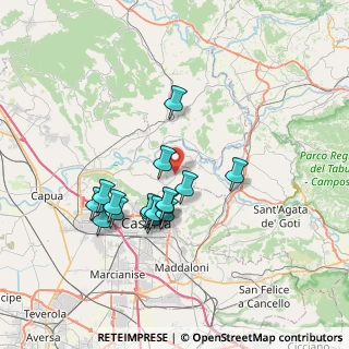 Mappa Via Giustino de Jacobis, 81020 Castel Morrone CE, Italia (6.735)