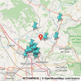 Mappa Via Giustino de Jacobis, 81020 Castel Morrone CE, Italia (7.26357)