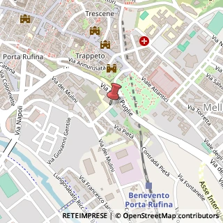 Mappa Salita Pezzapiana, 82100 Benevento, Benevento (Campania)