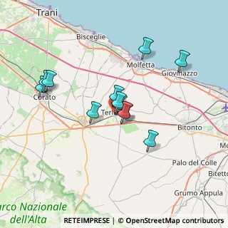 Mappa 70038 Terlizzi BA, Italia (6.36167)