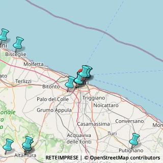 Mappa Via Napoli, 70125 Bari BA, Italia (21.85357)