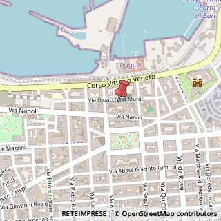 Mappa Via Gioacchino Murat, 98, 70123 Bari, Bari (Puglia)