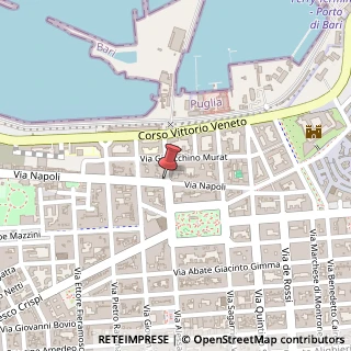 Mappa Via Napoli, 85, 70132 Bari, Bari (Puglia)