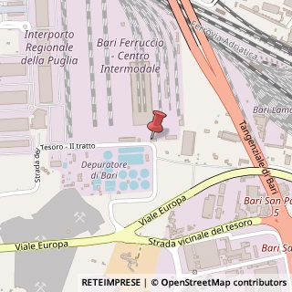 Mappa Str. del Tesoro, 70132 Zona Industriale BA, Italia, 70132 Bari, Bari (Puglia)