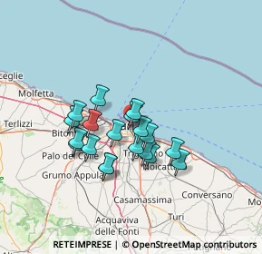 Mappa Lungomare Nazario Sauro, 70121 Bari BA, Italia (11.24789)