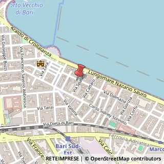 Mappa Via Dalmazia, 53, 70121 Bari, Bari (Puglia)