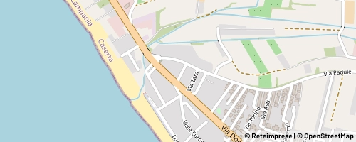 Mappa Mondragone