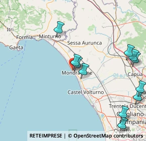Mappa Via Cavour, 81034 Mondragone CE, Italia (22.535)