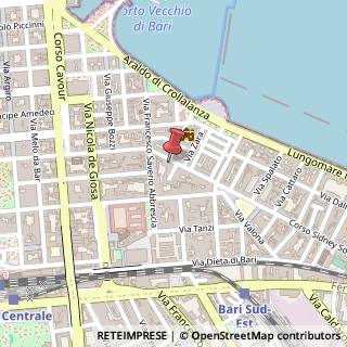 Mappa Corso Sidney Sonnino, 25, 70121 Bari, Bari (Puglia)
