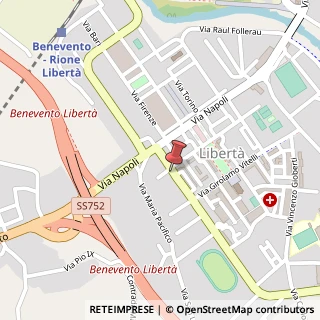 Mappa Via Enrico Cocchia, 50, 82100 Benevento, Benevento (Campania)