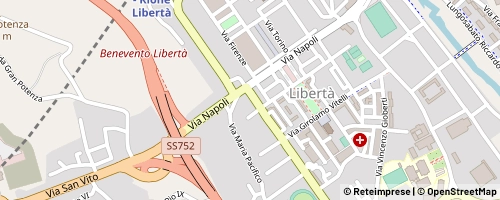 Mappa Benevento