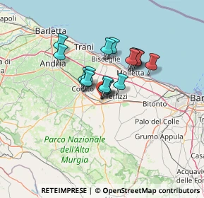Mappa Via Fiore Tenente Colonnello Michele, 70037 Ruvo di Puglia BA, Italia (9.78059)