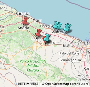 Mappa Via San Francesco d'Assisi, 70037 Ruvo di Puglia BA, Italia (10.11)